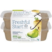 Gerber Organic Freshful Start Homestyle Pear & Parsnip with Vanilla, 2-4 oz Tubs