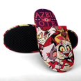thumbnail image 3 of Mens Cozy Slippers Hazbin Hotel Warm Soft Plush Slipper Slip-on House Shoes for Home Indoor Outdoor, 3 of 8