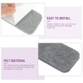 thumbnail image 3 of Miangastore Pin Boards For Walls Bulletin Board Felt Bar Strips Dark Grey 8Pcs 13x2In, 3 of 8