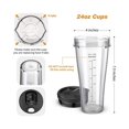 thumbnail image 4 of 2PC Cups with Sleeves Compatible Blender Replacement Parts 24OZ For SS100 SS300, 4 of 8