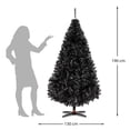 thumbnail image 3 of Árbol de Navidad Naviplastic Monarca de Lujo color Negro de 190 cm, 3 of 3