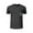 Black, variant on Mens Shirts Under $10 Men's Short Sleeve T-Shirts with Antistatic Pocket, Qicky Dry Sun Shirts Summer Sports Tops with Side Slit