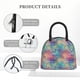 thumbnail image 4 of Disketp blue pink colorful cracked texture Bolsa Térmica para Almuerzo, Lonchera con Abertura Amplia y Gran Capacidad, Organizador Reutilizable para Mujeres, Hombres y Adultos, 4 of 6