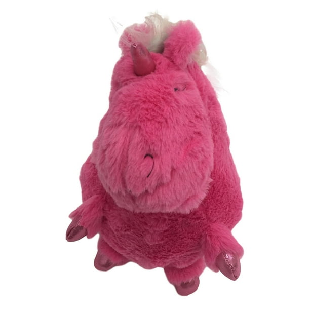 Animal Adventure Plush Chubby Pink Unicorn 10 inch Stuffed Animal Pal