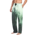 thumbnail image 2 of FORMRS Mens Pajama Pants with Pockets Sleepwear Lounge Bottoms Sizes S-2XL, Green Forest, 2 of 7