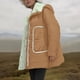 thumbnail image 4 of HongQid Womens Quilted Puffer Jacket Hooded Long Sleeve Zip Up Winter Coat Lightweight Warm Jackets with Pockets, 4 of 4