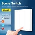 thumbnail image 2 of MYG For Tuya 6 Gang for ZigBee Wireless Smart Scene Switch Push Button Controller, 2 of 9