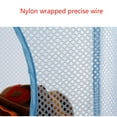 thumbnail image 3 of 2 Pcs Sac de Rangement Suspendu en Maille 4 Compartiments Organisateur de Jouets pour Enfants Panier Filet de Séchage, 3 of 9