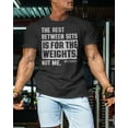 thumbnail image 4 of Gymish Rest Between Sets Workout T-Shirt for Men – Funny Gym Shirt, Mens Gym TShirt, Gym Clothes for Men, Athletic Workout Wear, 4 of 6