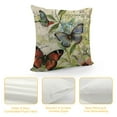 thumbnail image 4 of Creowell Farmhouse Pillow Covers Spring Summer Throw Pillow Covers Flower Butterfly Bird Decorative Pillowcases for Sofa Couch Living Room Outdoor, 4 of 5