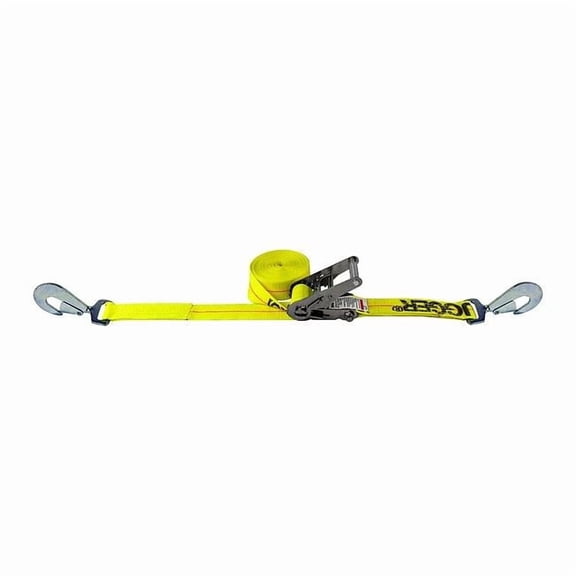 Lift-All Tie Down Strap,Snap-Hook,Yellow 60507