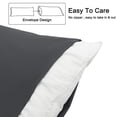 thumbnail image 3 of PiccoCasa Body Pillowcase Brushed Microfiber Body Pillow Cover, Grey Jumbo, 3 of 7