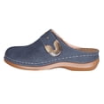 thumbnail image 2 of Bkhluea Women Floral Cutout Metal Accent Mules Slip On Comfortable Footwear For Office Work Daily Casual Outdoor Activities, 2 of 7