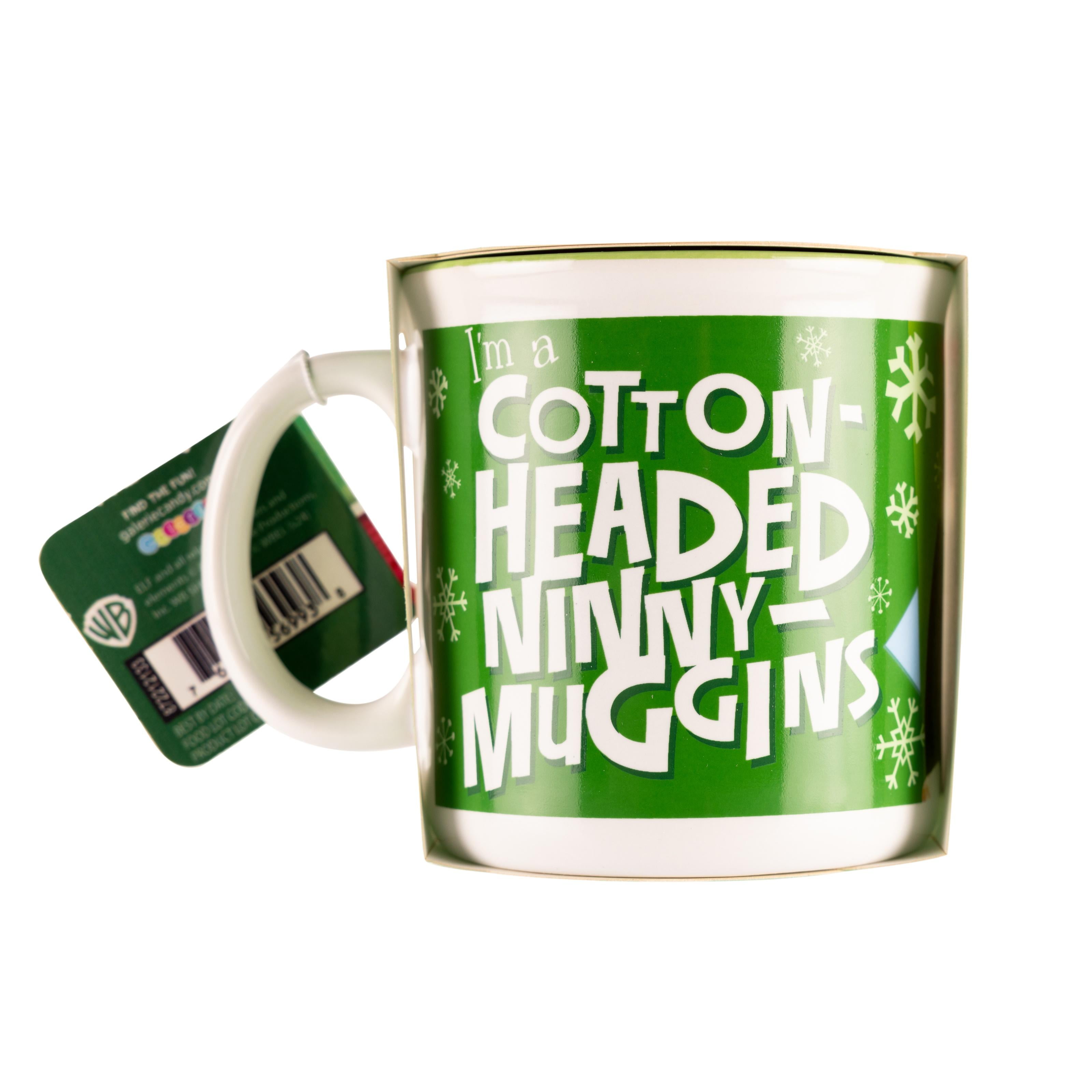 (2 pack) Warner Bros Elf 10 oz Ceramic Mug with Cocoa