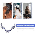 thumbnail image 2 of PAMINGONO Wedding Rhinestone Applique Diy Wedding Sash Belt Rhinestone Chain Dress Decorative Crystal Applique Blue 1Pcs, 2 of 8