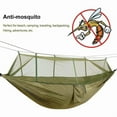 thumbnail image 6 of Camping Hammock with Net - Lightweight Double Hammock, Portable Hammocks, Camping Accessories for Outdoor, Hiking, Camping, Backpacking, Travel, 6 of 9
