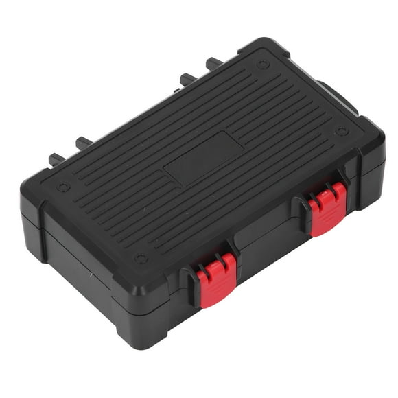 Camera Battery Memory Card Case, Snap Closure ABS TPE Battery Memory Card Carrying Case for 6 Small Memory Cards