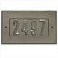 thumbnail image 2 of Manchester Address Plate with 3" Gold Brass Numbers  (Numbers Included), 2 of 2