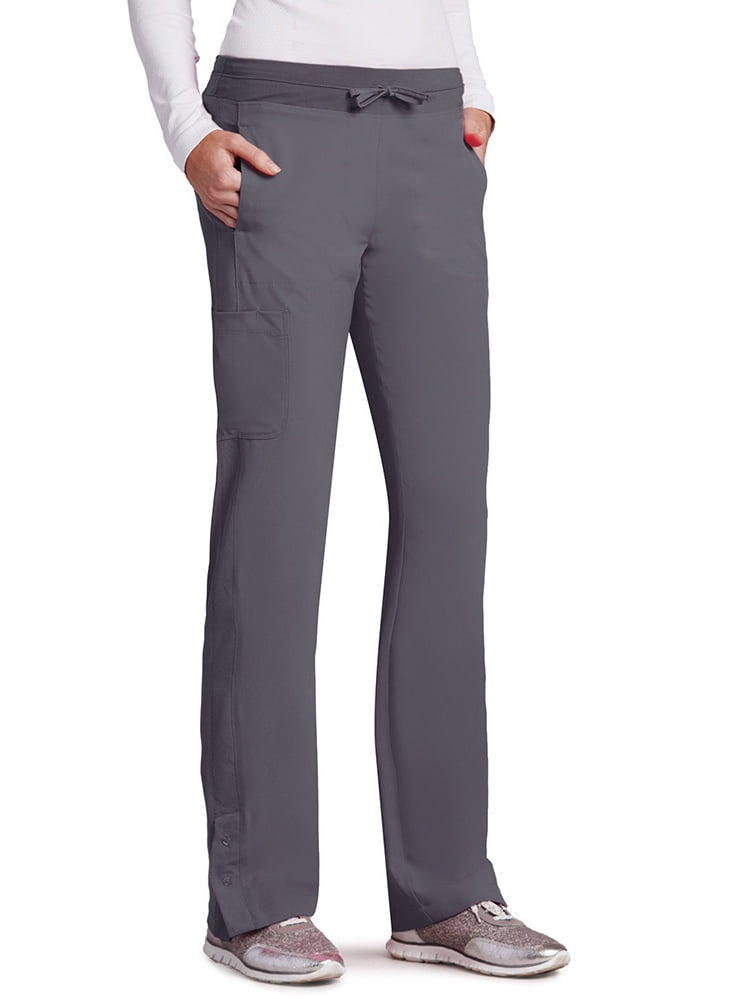 Barco One 5205 Women's Cargo Track Scrub Pant Granite M