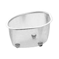 thumbnail image 3 of yotijay Sink Mesh Basket Practical Stainless Steel Brush Holder for Pasta Vegetables small, 3 of 9