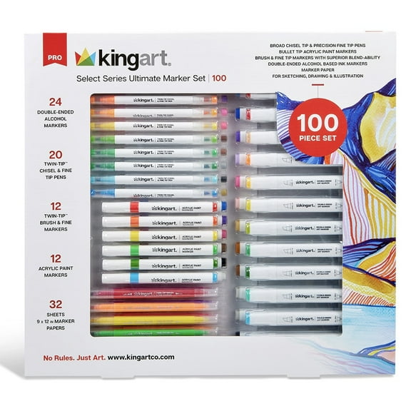100 Piece Marker Set