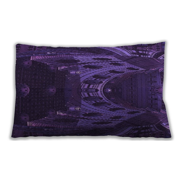 Ahgly Company Outdoor Rectangular Contemporary Lumbar Throw Pillow, 13 inch by 19 inch