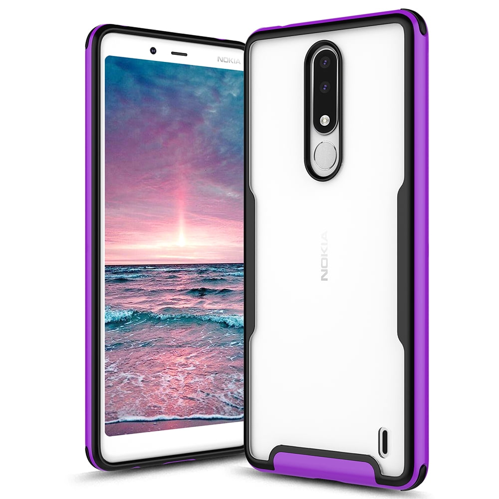 wit Incarijk vat ZIZO Fuse Series Nokia 3.1 Plus case - Ultra-thin Clear Cover with Tempered  Glass Screen Protector Designed For Nokia 3.1 Plus - Walmart.com