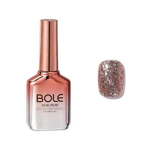 16ml Nail Art Polish Sparkling Long Lasting Shiny Visual Effect Fast Dry DIY Non-Fading Dazzling Manicure Glitter Polish for Nail Salon