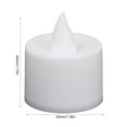 thumbnail image 5 of 24Pcs Flameless LED Tea Light Tea Candles Wedding Light Romantic Candles Battery Operated Light For Party Wedding Decoration, 5 of 5