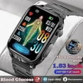 thumbnail image 1 of Pulse Physiotherapy ECG Blood Glucose Smart Health Watch Fitness Running Watch Bluetooth Temperature Monitoring Pedometer Compatible with Android iOS, 1 of 5