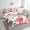 Grey Pink, variant on YST Kids Rabbit Bedding Twin Size 7pcs Brown White Bunnies Comforter Set,Cute Girls Printed Bedding Comforter Sets Yellow Duck Bed In A Bag Wild Animal Bed Sheets Set Botanical Room Decor