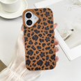thumbnail image 4 of Compatible with iPhone 17 Case Cute Leopard Cheetah Phone Case for Women Girls Men Aesthetic, Dual-Layer Protection Shockproof Cover for 17 6.3 Inch, Brown Leopard, 4 of 5