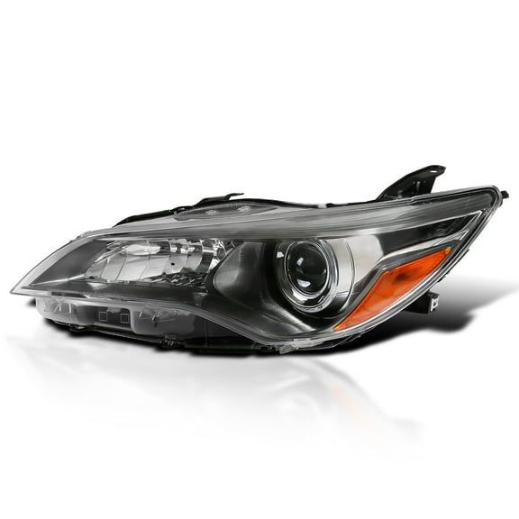 Spec-D Tuning Left Driver Side Titanium Housing Projector Headlight Compatible with 2015-2017 Toyota Camry