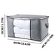 thumbnail image 3 of Xihbxyly Bolsa de Almacenamiento Visual, Organizador de 3 Piezas de Tela No Tejida para Colchas, Solución para Guardar Ropa a Prueba de Polvo, Diseño Plegable Práctico, para Ordenar El Hogar, Ideal p, 3 of 3