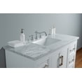 thumbnail image 7 of Stufurhome Ariane 48 Inches White Single Vanity Cabinet Single Bathroom Sink, 7 of 7