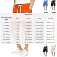 thumbnail image 2 of Sentuca Boys Athletic Shorts Basketball Print Casual Sports Shorts with Pockets for Summer Clothes, 2 of 7