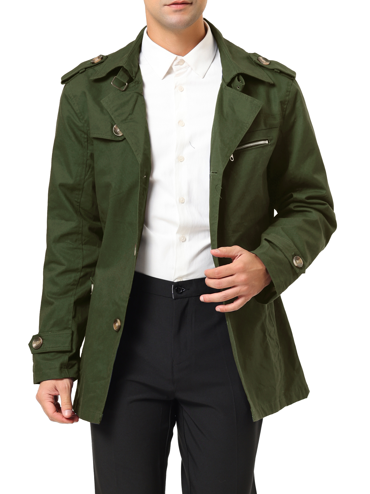 Luciano Natazzi Mens Slim Fit 