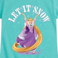 thumbnail image 3 of Disney Princess - Let It Snow - Youth Girls Short Sleeve T-Shirt, 3 of 5
