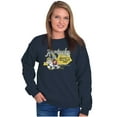 thumbnail image 5 of Kentucky KY Cowgirl Vintage Smurfette Women Crewneck Sweatshirt Brisco Brands S, 5 of 6