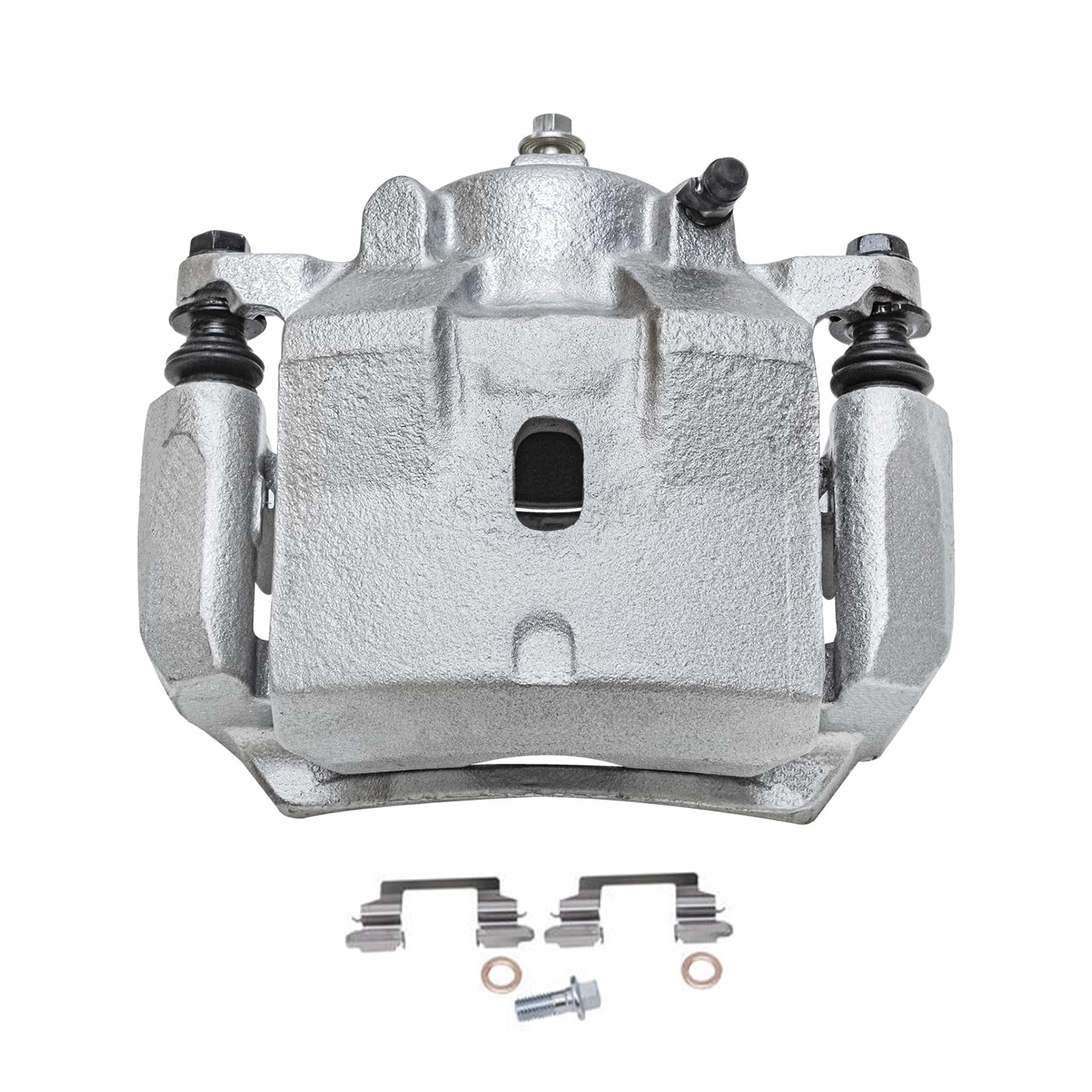 Detroit Axle - Front 2pc Brake Calipers for 04-12 Chevy Malibu Pontiac G6 Solstice Saturn Aura Sky, 2 Disc Brake Calipers Replacement 2004 2005 2006 2007 2008 2009 2010 2011 2012
