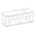 thumbnail image 2 of CorLiving Bakersfield Engineered Wood TV Stand with 4 Open Shelves for Most TVs up to 55", Ravenwood Black, 2 of 8