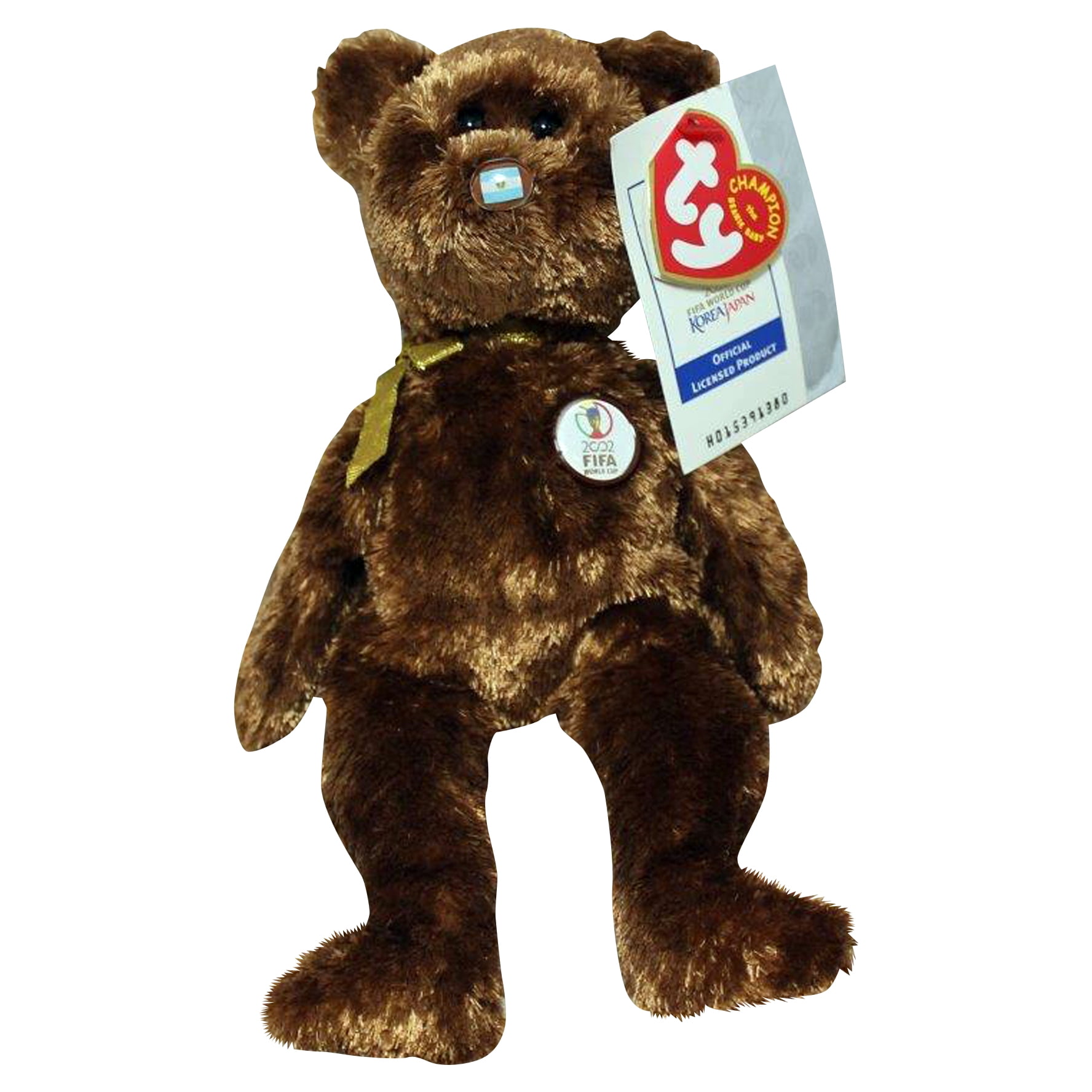 Ty Beanie Baby: Champion Italy FIFA World Cup Bear | Stuffed
