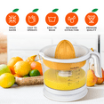 thumbnail image 4 of moRollio Citrus Juicer, Orange Juicer | Electric Citrus Juicer, Adjustable Pulp Control, 32oz, 4 of 7
