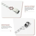thumbnail image 3 of unbranded Banda Para En Inoxidable Con Diamantes Elegante Y Duradera, 3 of 8