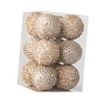 thumbnail image 2 of Bolas de Navidad perfecl 12 piezas decorativas colgantes dorado, 2 of 8