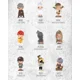 thumbnail image 3 of In Stock Hirono 5 Reshape Series Box Anime Mysterious Figure Collection Bag Pvc Figure Model Toys Gift, 3 of 5