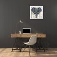 thumbnail image 3 of Allen, Kimberly 15x15 White Modern Wood Framed Museum Art Print Titled - Watercolor Mandala Elephant, 3 of 4