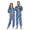 W612, variant on joogoo Fox in Blueberries Unisex Adults Onesies Pajamas Jumpsuits L