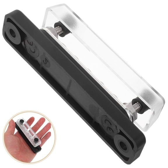 HEATSHAKING Black Automotive Wire Terminal Block Bus Bar for Boat Marine Electrical Systems with Heat Dissipation Feature
