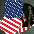 thumbnail image 6 of Hovmgk 25 Pack 4th Of July Paper Napkins Patriotics Americans Flag Disposable Napkins 6.5x6.5in Star And Stripe Independence Day Home Kitchen Party Supplies, 6 of 6